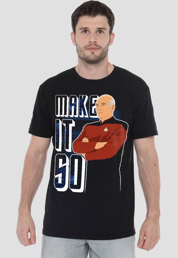 STAR TREK THE NEXT GENERATION MAKE IT SO - T-Shirt print