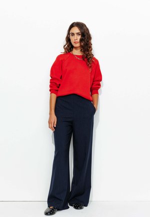 UNI COL ROND - Pullover - rouge