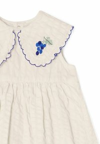 Garbo&Friends SEERSUCKER COLLAR ROMPER DRESS - Vapaa-ajan mekko - ecru