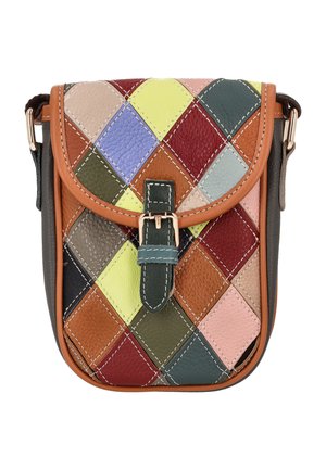 SATCHEL - Keresztpántos táska - lime multicolor