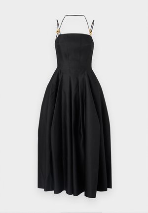 Stine Goya TAILORING DOUBLE STRAP HIGH VOLUME DRESS - Kokteilinė suknelė / vakarėlių suknelė - black