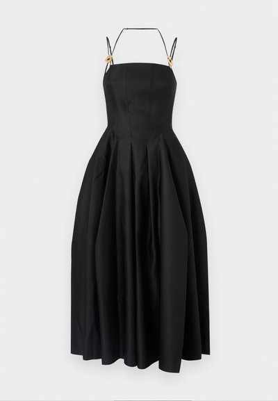 Stine Goya TAILORING DOUBLE STRAP HIGH VOLUME DRESS - Koktailové šaty/večierkové šaty - black