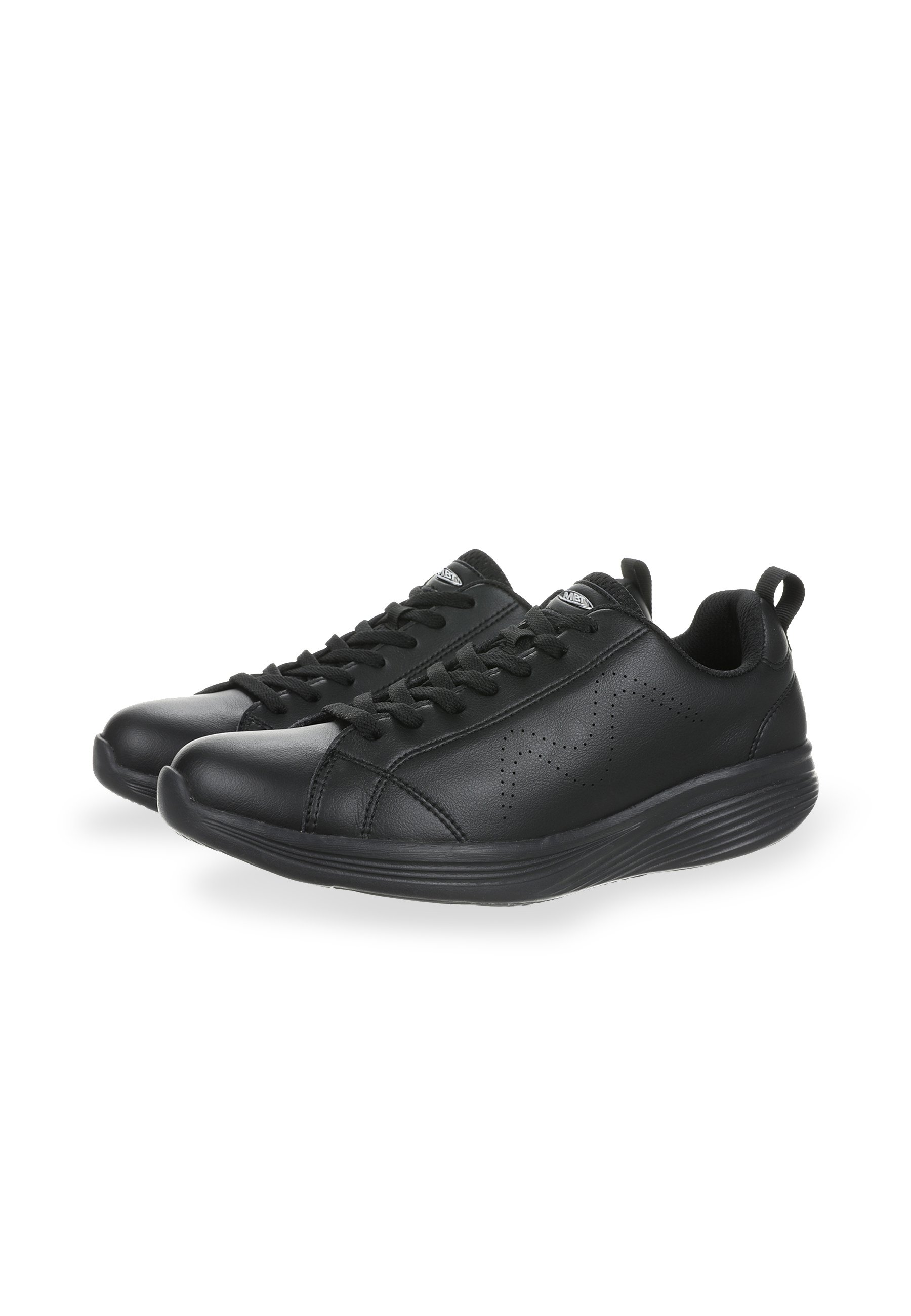 womens black leather walking shoes