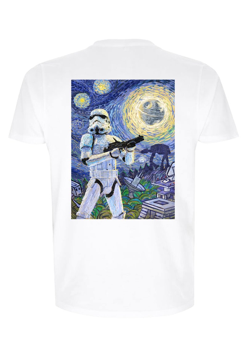 Star Wars Stormtrooper Van Gogh "A Starry Night" T-Shirt Size Men's Med Bin 8 | UK
