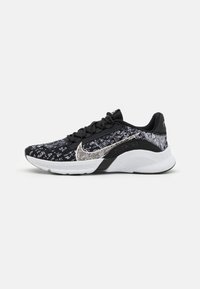 Não selecionado, black/metallic silver/white