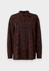 VIVALLI SHIRT - Pogājama blūze - black/brown