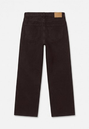 Vero Moda, WIDE-FIT JEANS VMVANESSA LOW RISE WIDE LEG FIT JEANS - Wide Leg - chocolate torte