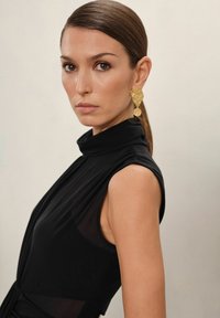 Reiss DANIELLA RUCHED - Maksi garuma kleita - black