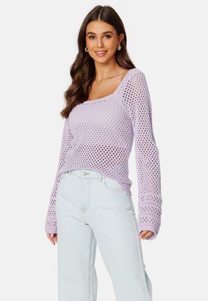 CROCHET TOP - Svetr - lilac