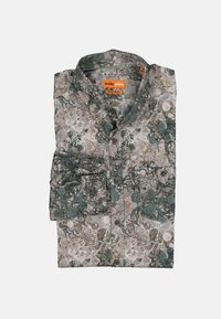 Emilio Adani LANGARM-GEMUSTERT - Shirt - braunbeige