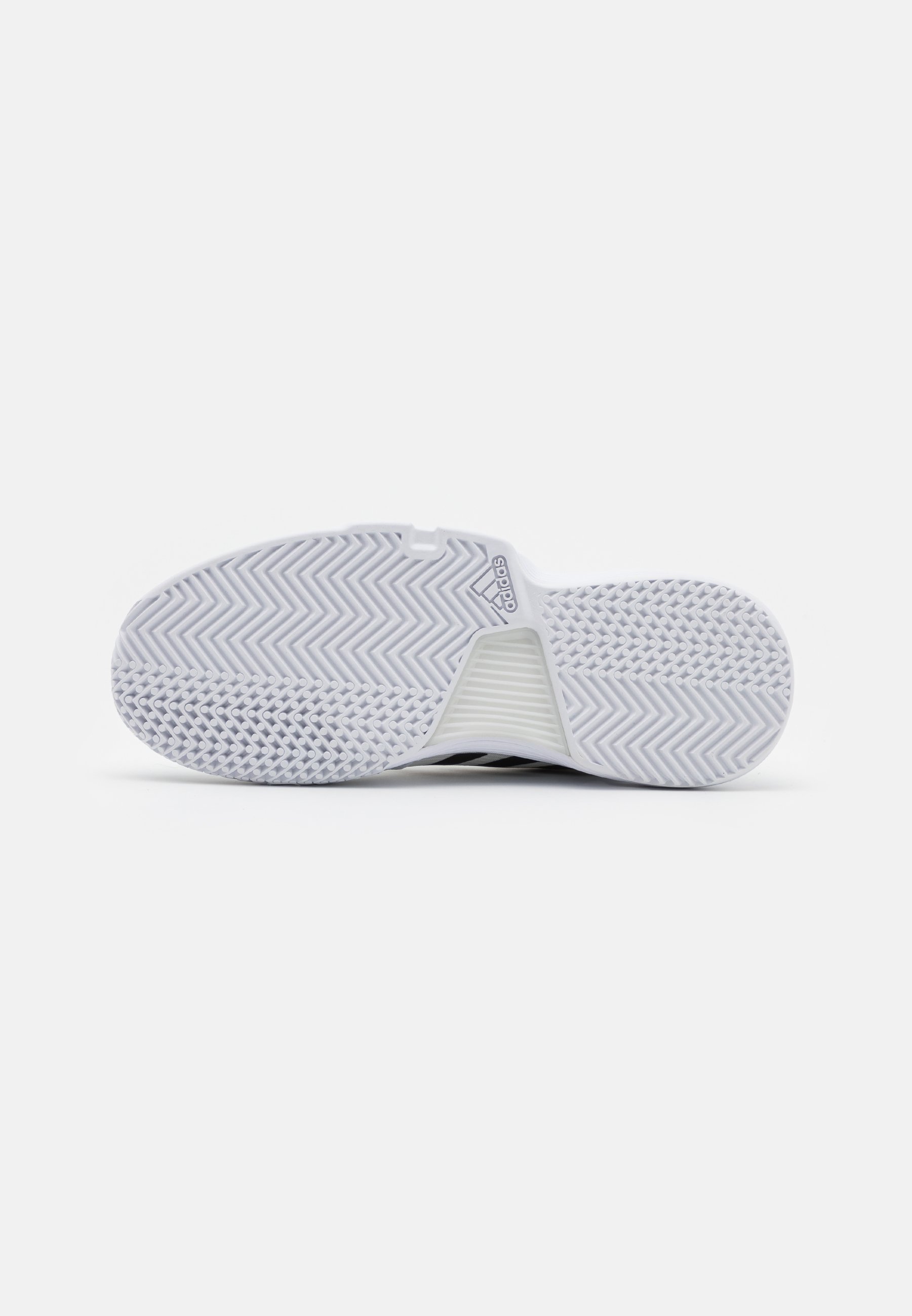 COURTJAM BOUNCE - Tennisschoenen voor alle ondergronden - footwear white/core black/silver metallic COURTJAM BOUNCE - Tennisschoenen voor alle ondergronden - footwear white/core black/silver metallic