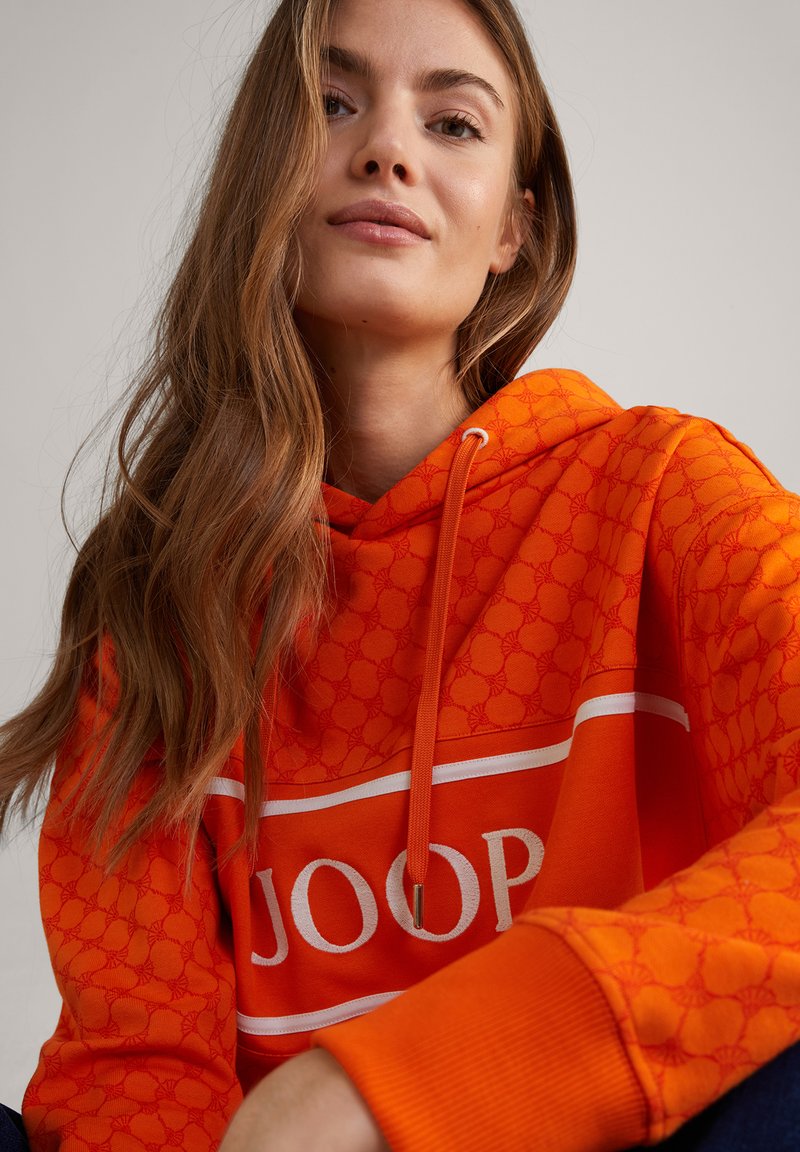 Damen Sweatshirts | JOOP Kapuzenpullover orange gemustert/orange - AW41596 Damen Sweatshirts | JOOP Kapuzenpullover orange gemustert/orange - AW41596