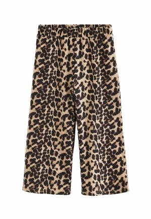WIDE LEG - Bukser - animal print