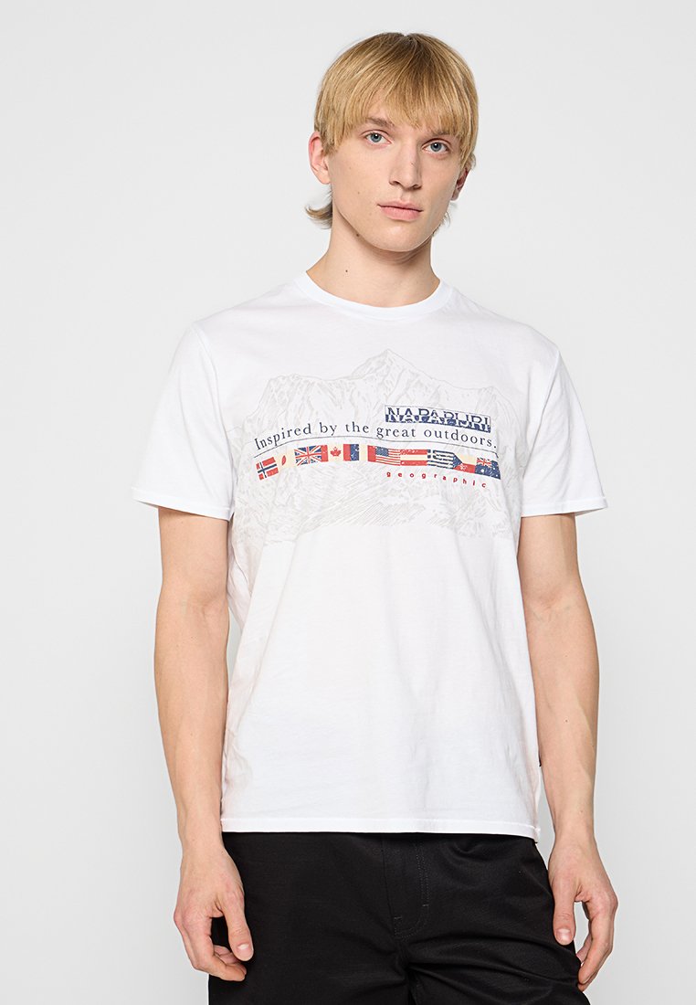 Napapijri T-shirt print wit