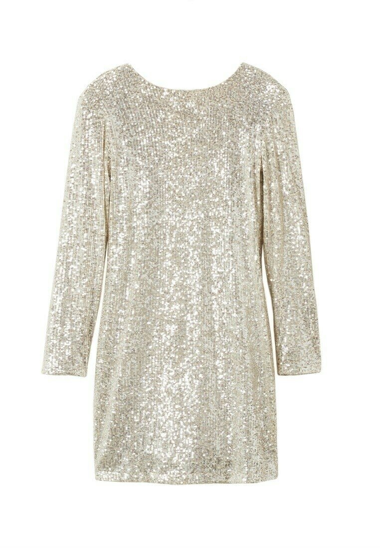 Mango Cocktail dress / Party dress - gold-coloured - (Pre-owned) - Zalando.ie Mango Cocktail dress / Party dress - gold-coloured - (Pre-owned) - Zalando.ie