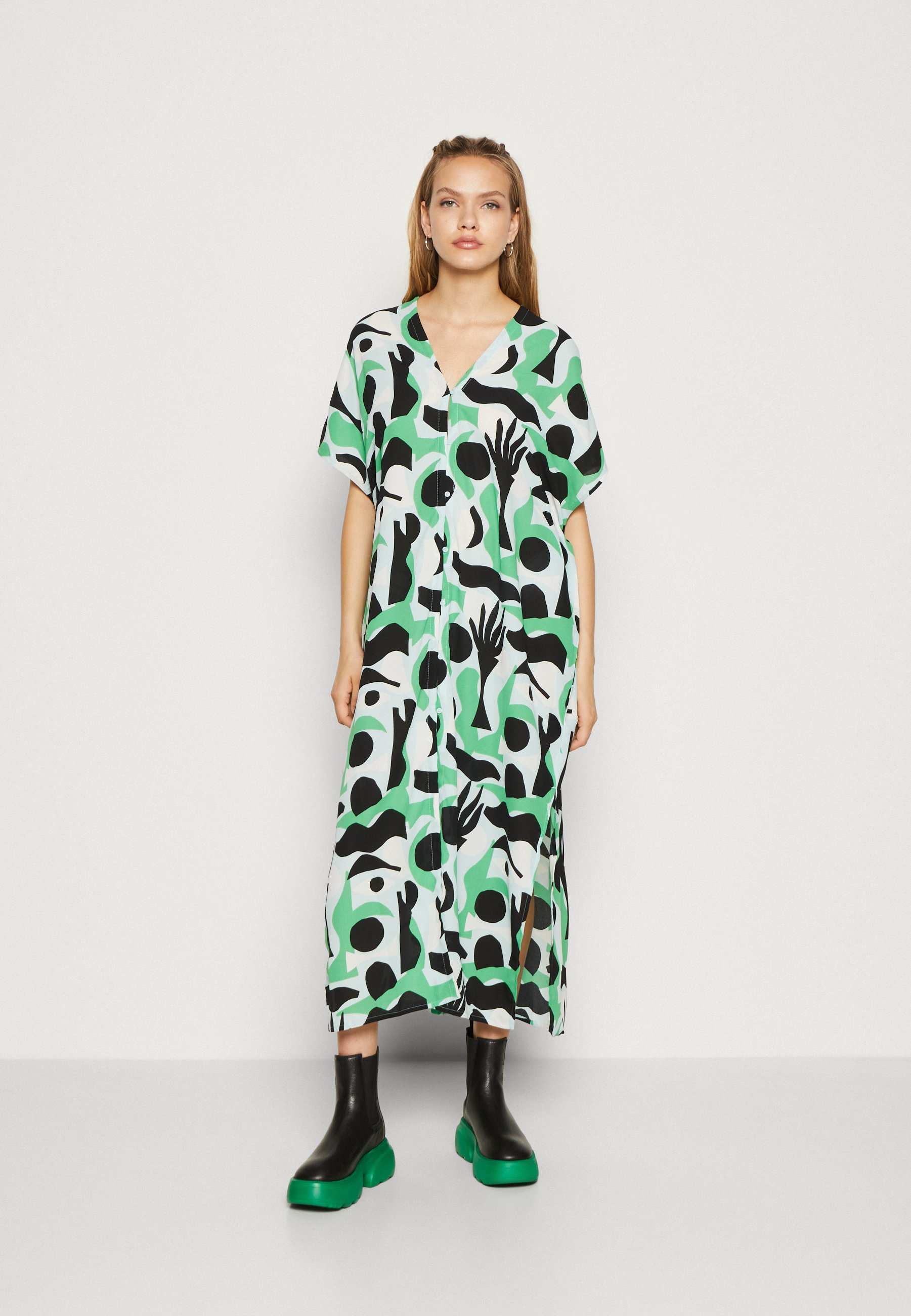 Monki Shirt dress - turquoise light green/turquoise - Zalando.ie