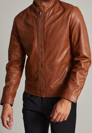 Læderjakker - cognac