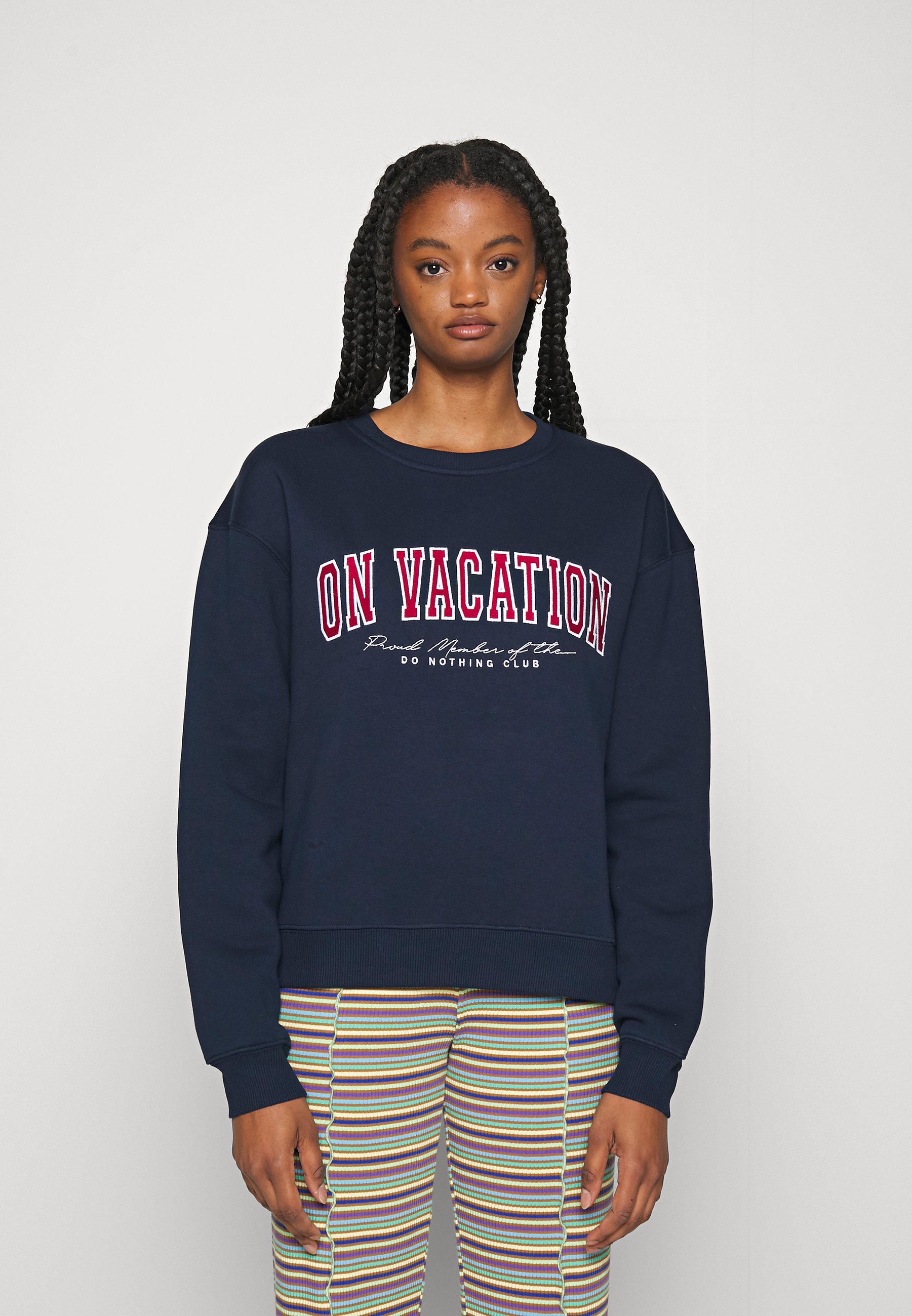 Navy sweatshirt womens uk Clearance