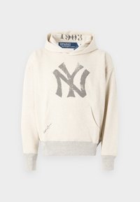 HOOD LONG SLEEVE YANKEES UNISEX - Melegítőfelső - chalk heather/loft heather