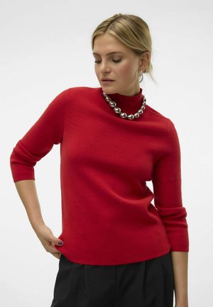 Vero Moda Strickpullover - salsa