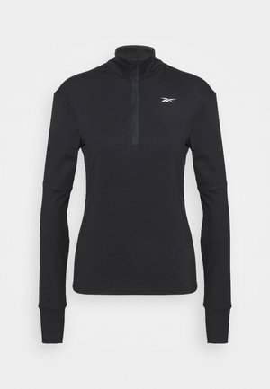 SPEEDWICK RUNNING 1/4 ZIP - Fleece jumper - black