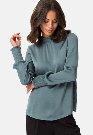 zero GESMOKTER KRAGEN - Blúz - goblin blue