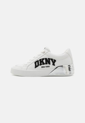 DKNY, MABEN LACE UP - Baskets basses - white