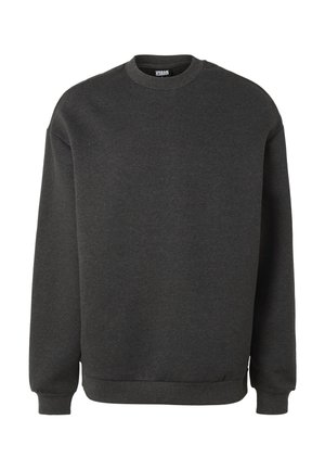 Urban Classics, URBAN CLASSICS FLUFFY CREWNECK - Melegítőfelső - charcoal