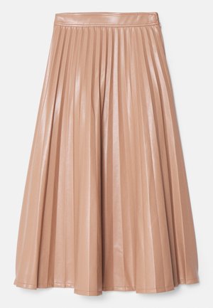 VEGAN MAREE SKIRT - Pleated skirt - mocha