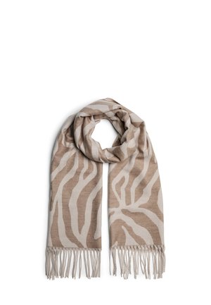 PCELIN LONG SCARF - Sjal - greigever lining/greige