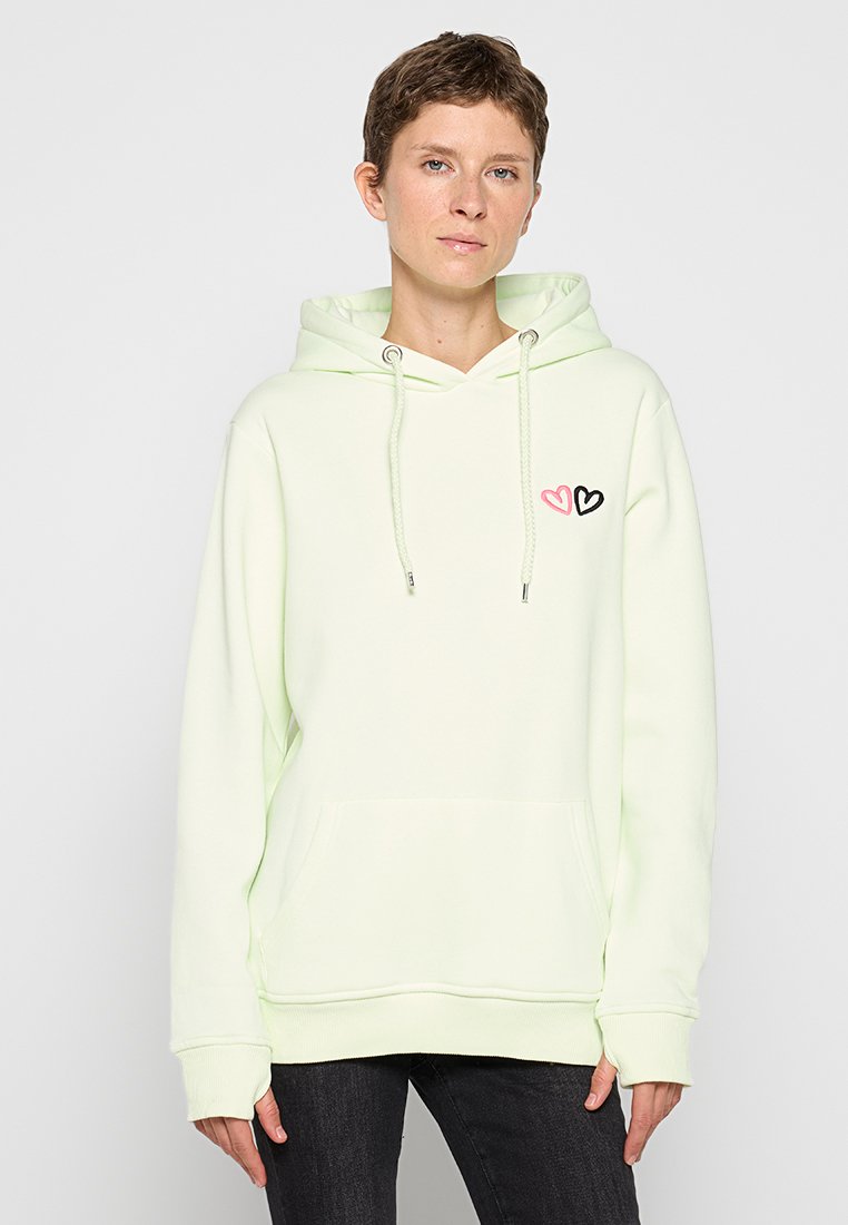 zwillingsherz Hoodie lichtgroen zwillingsherz Hoodie lichtgroen