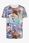 BROOKLYN COLLAGE - T-shirt con stampa - sail