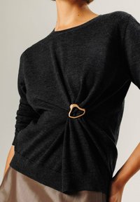 Rodier ROUND-NECK - Strickpullover - anthracite