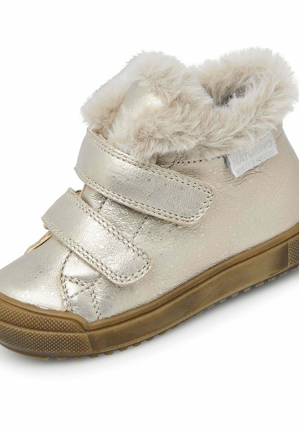 Lauflernschuh – rosa silver