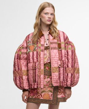 BARBOUR FARM RIO ANA-CLARA QUILT - Jas - pink/beige