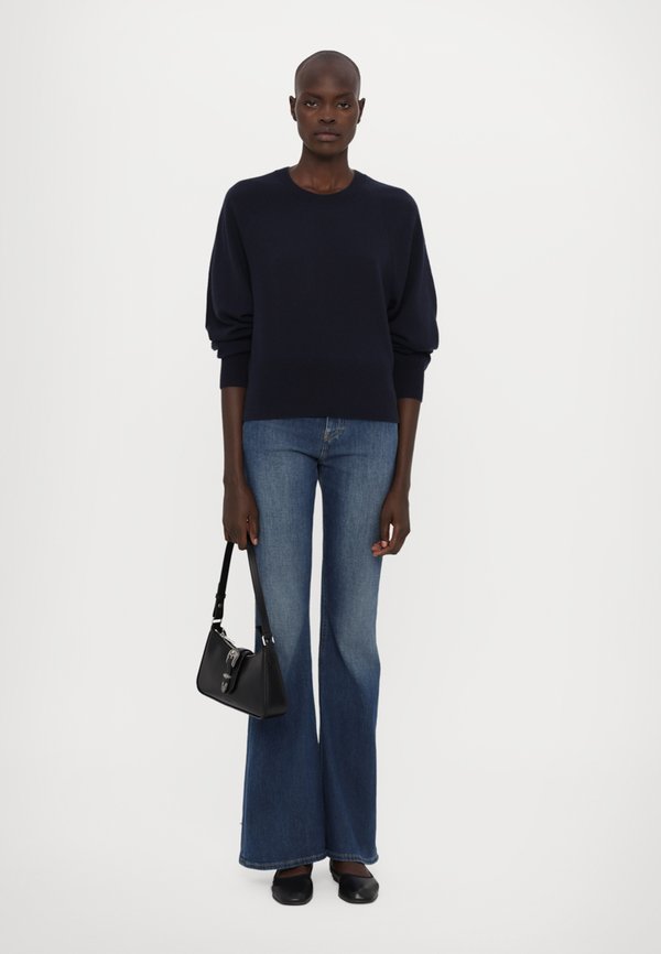 CREW NECK CROPPED - Jumper - dark night4