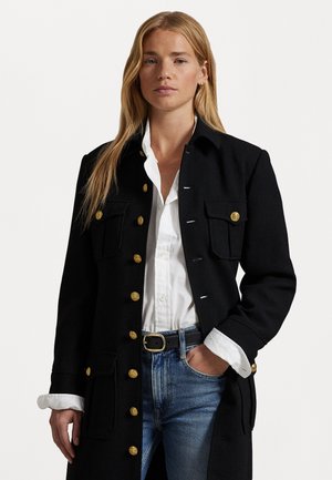 LONG WOOL JACKET - Klassisk frakke - polo black