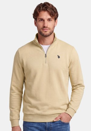 U.S. Polo Assn., USNIICO - Sweatshirt - hellbeige navy