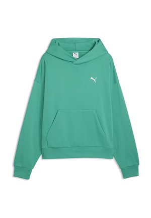 WARDROBE ESSENTIALS BOXY - Kapuzenpullover - vibrant green