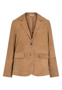 VIIDA  - Leather jacket - toasted coconut