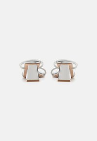 Simmi London PIXXIE - Heeled mules - silver mirror