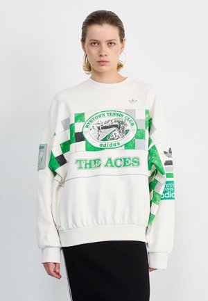 adidas Originals COURT CREW - Ikdienas džemperis - cloud white