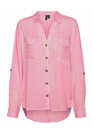 Vero Moda VMBUMPY L/S NEW NOOS - Bluza z gumbi - pink cosmos