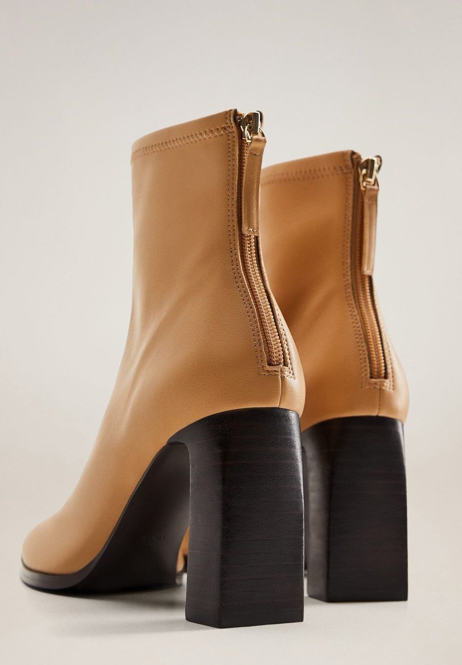 bottines marron mango