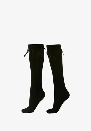 BOWS - Calcetines hasta la rodilla - black