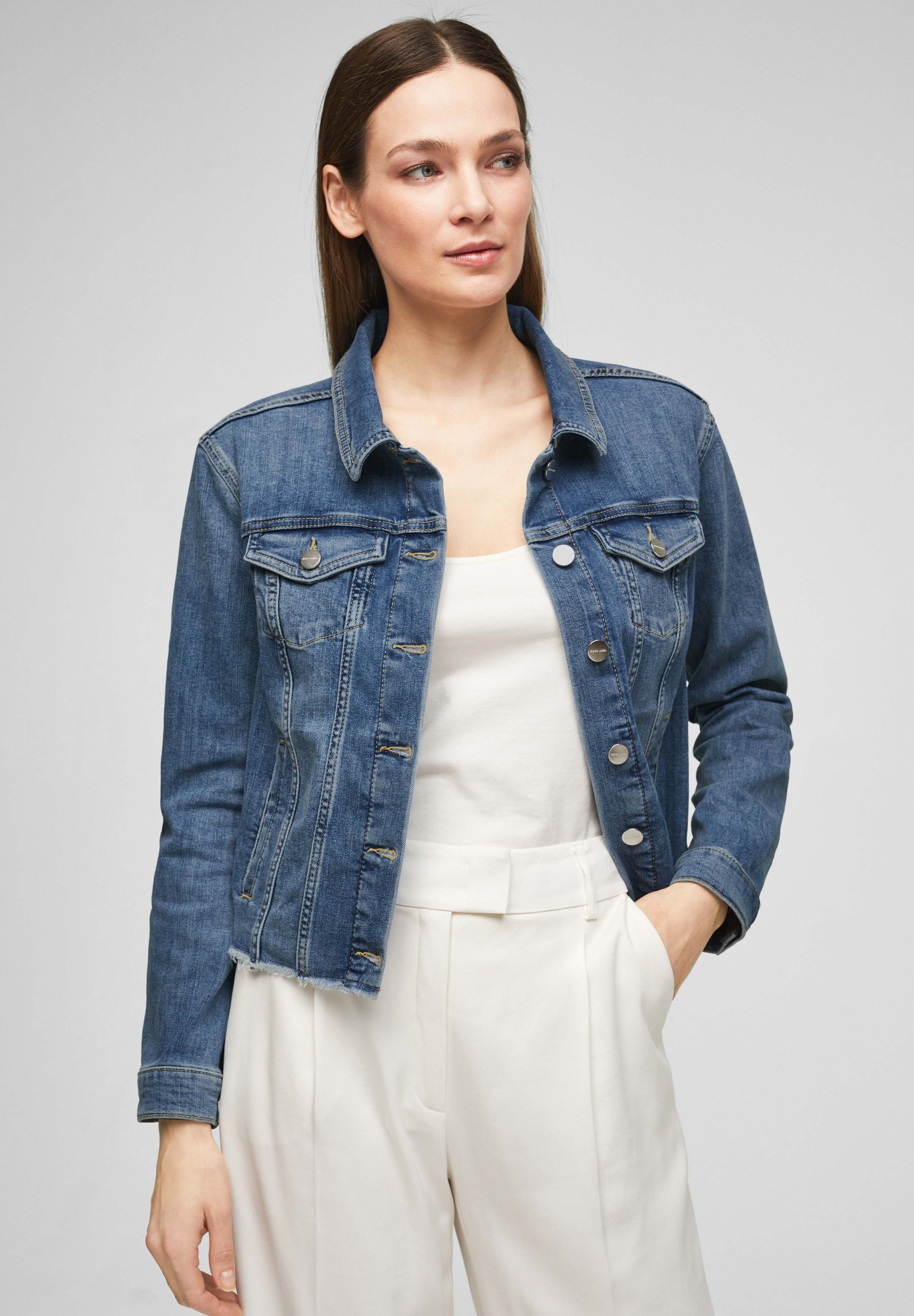 black label denim jacket