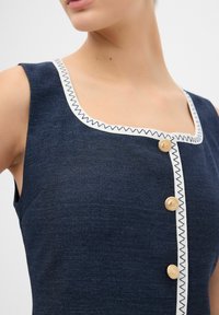 adL WITH STITCHING DETAIL - Maxi šaty - navy blue