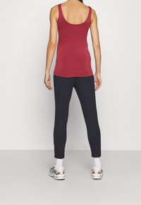 ONLY MATERNITY Tygbyxor - dark blue