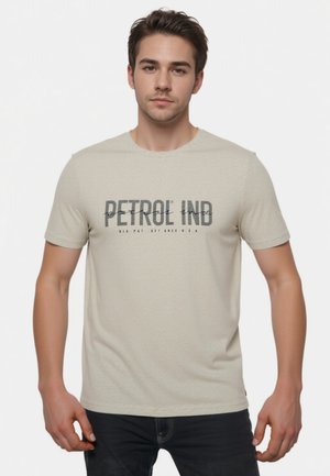 Tričko s potlačou - light grey melee