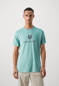 Belstaff SIGNATURE - Marškinėliai su spaudiniu - oil blue